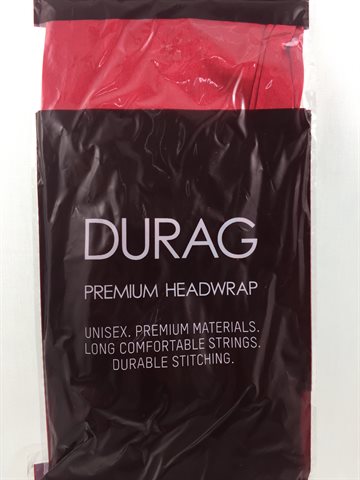 Durag Red Premium Headwrap.